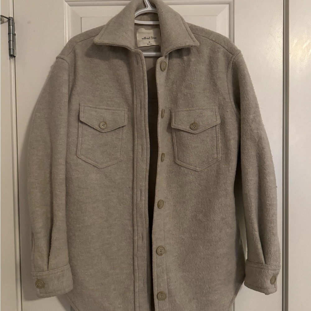 Wilfred Free Ganna XS Beige Wool Jacket
